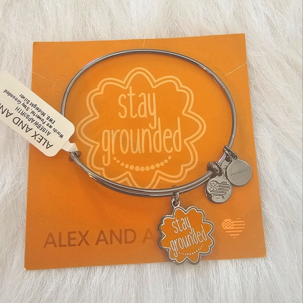 NWT Alex and Ani Stay grounded Bracelet